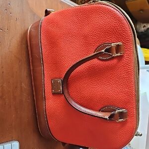 Dooney Bourke Orange Domed Satchel